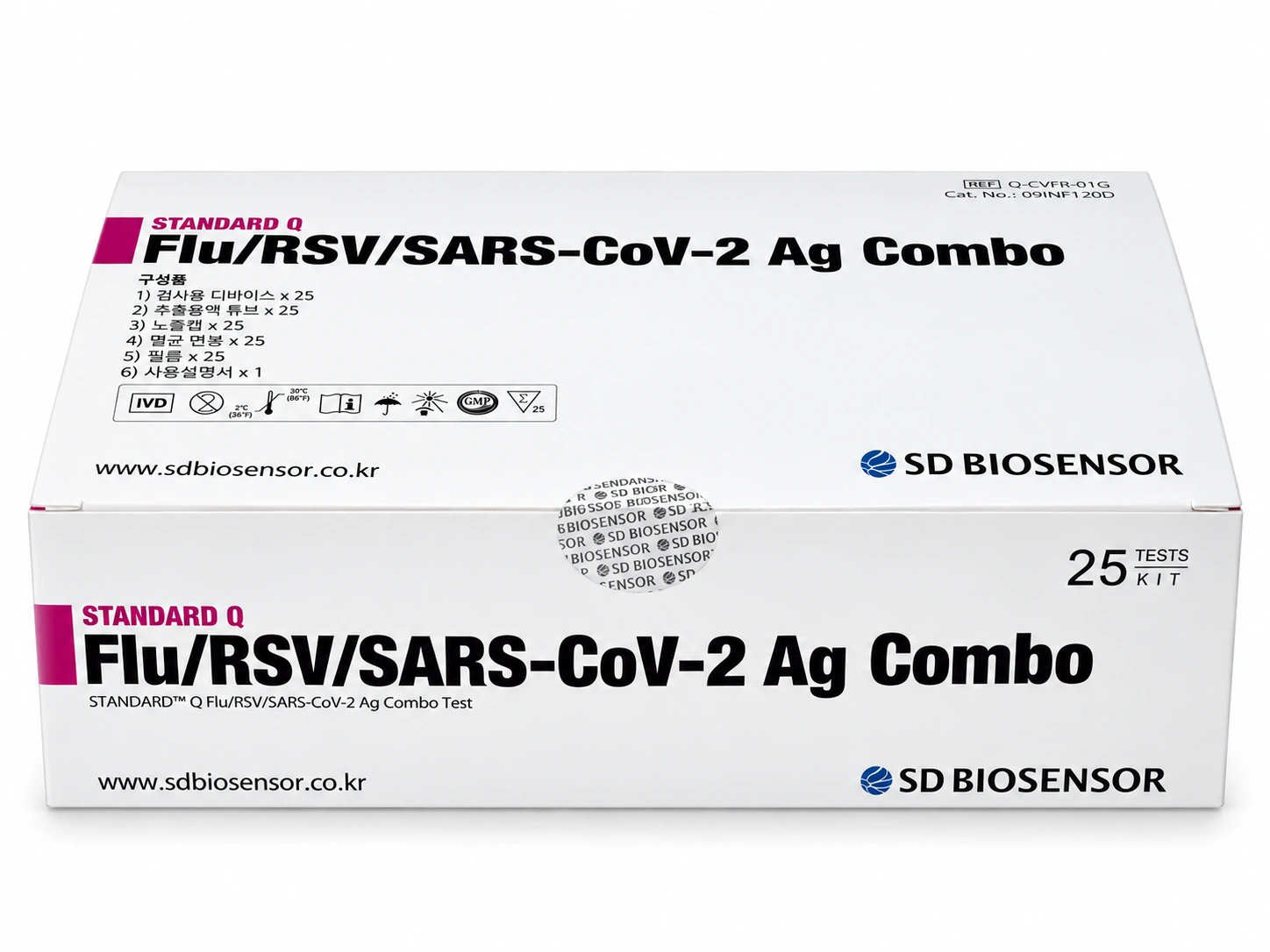 STANDARD Q Flu/RSV/SARS-CoV-2 Ag Combo Test