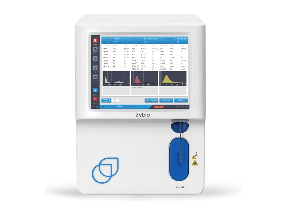 Zybio Z3 CRP 실제 장비 사진
