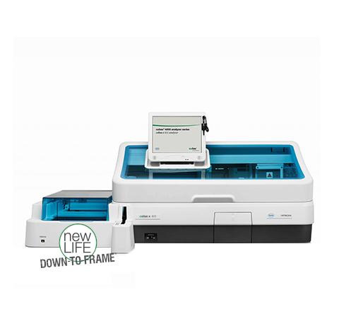 cobas e 411 rack analyzer